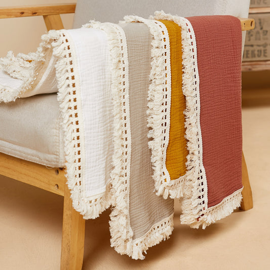 Cotton & Bamboo Swaddle Blanket